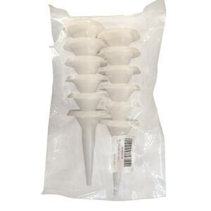 12Pcs Caulking Nozzle Cones for Sausage Caulking Gun Epoxy Piston Tip NEW